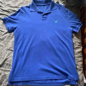 Blue American Eagle Polo shirt